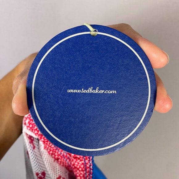 Ted Baker Mens Marky Solid Colour Swim Trunks in Blue US Size 3XL - Picture 12 of 13